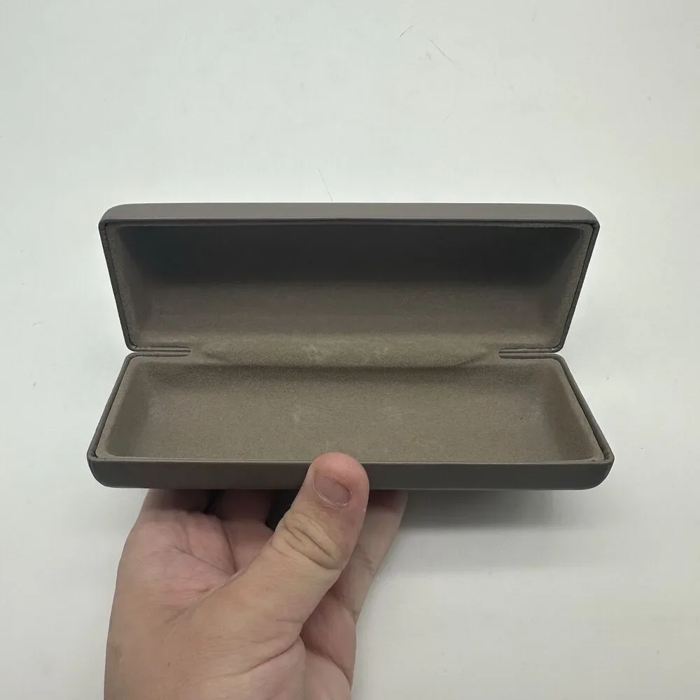 Gray BCBGMAXAZRIA Glasses Sunglass Case Velvet Inside